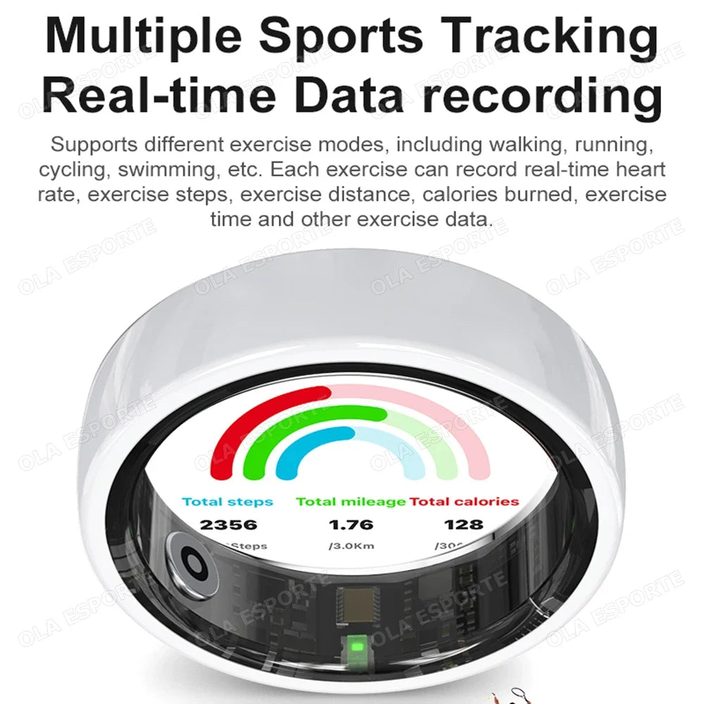 Ola Esporte Smart Ring – Heart Rate, Sleep & Stress Monitor