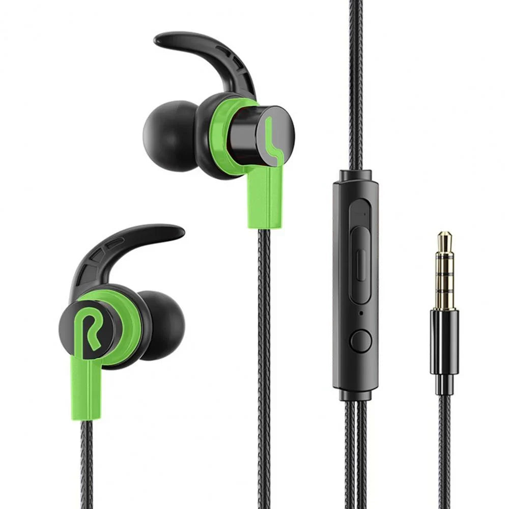 Maerknon 3.5mm Wired Earbuds HiFi Bass Stereo Mic | Gaming Sport