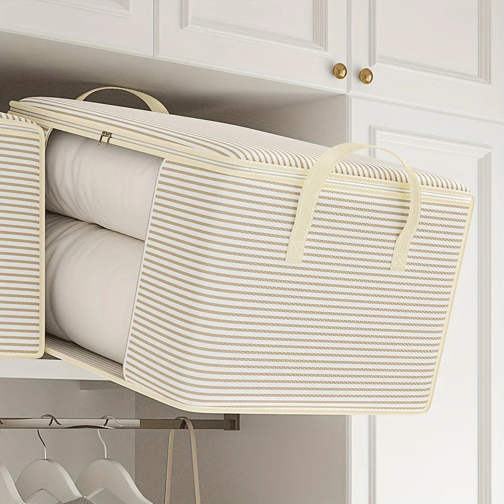 Large Capacity Foldable Storage Bag Thickened Dustproof Zipper