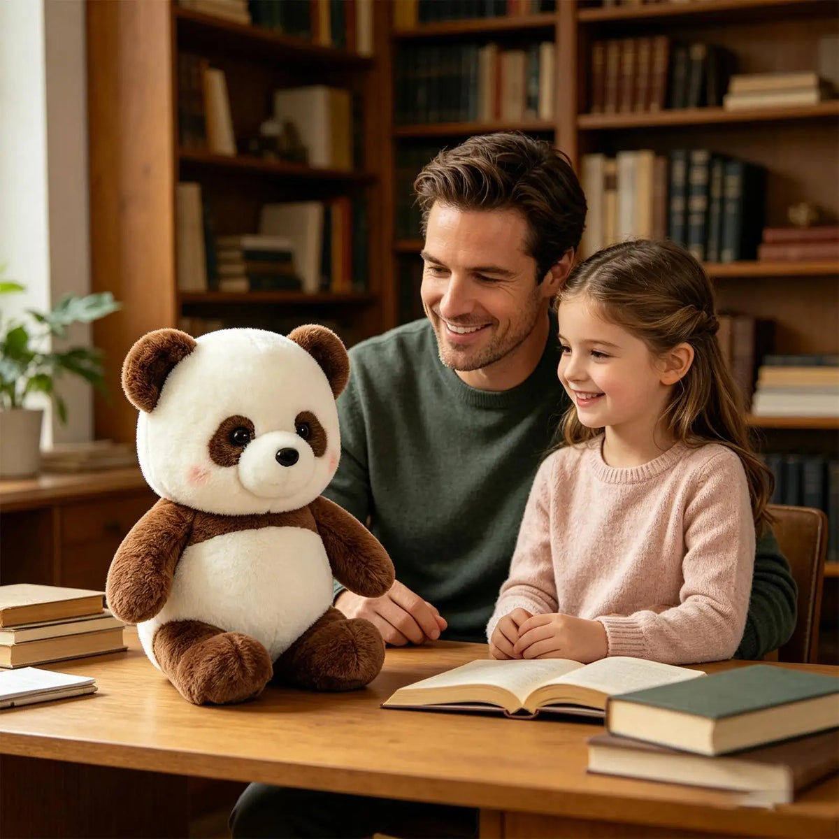 Interactive Panda Plush Toy – Soft Stuffed Animal Doll 45–60cm