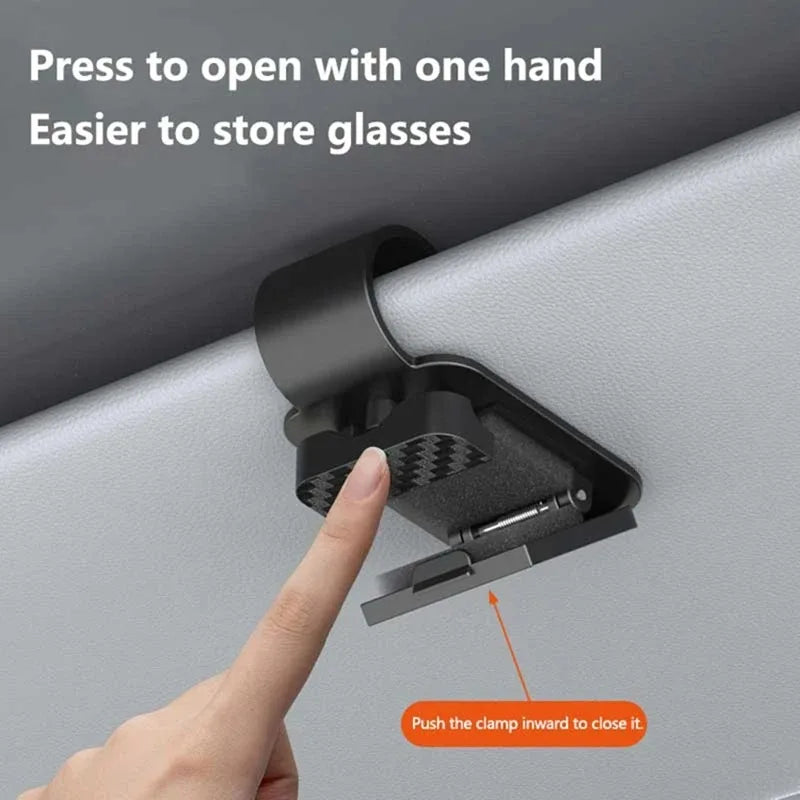 Car Sun Visor Sunglasses Clip & Card Ticket Holder