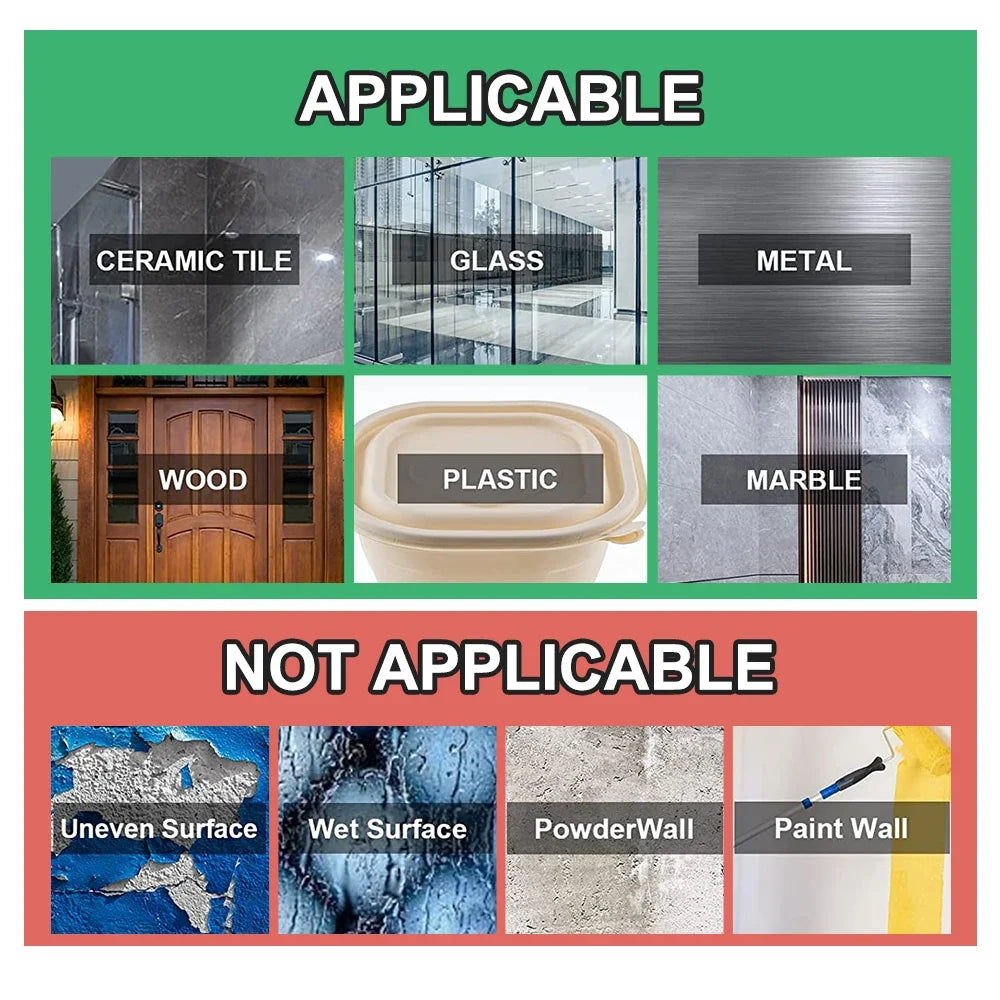 Reusable Nano Double-Sided Tape – Clear, Strong & Waterproof