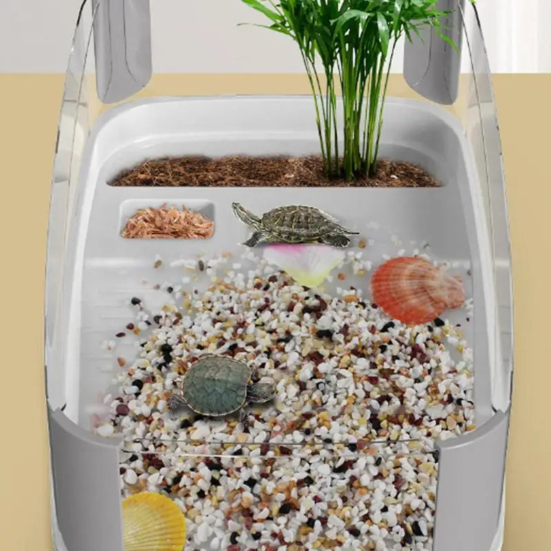 Small Turtle Tank Kit – Basking, Climbing & Decor Included