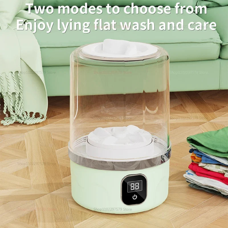URGGU Portable Mini Washing Machine | Cordless Travel Washer