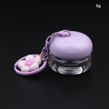 Mini 5g Refillable Lip Balm Jar with Keychain Pendant