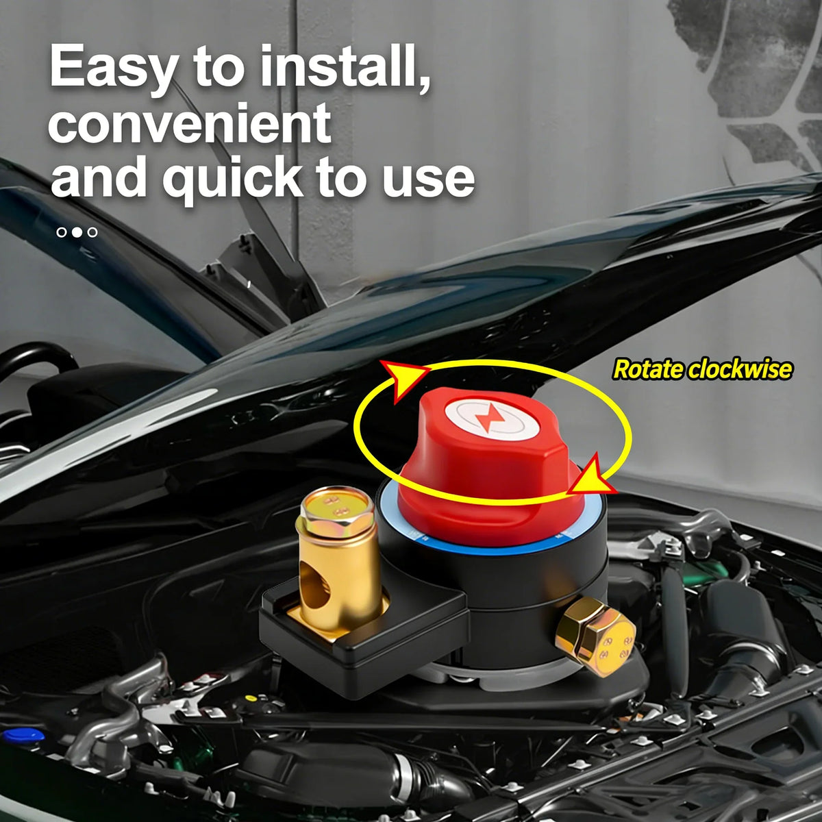 Car Battery Cut Off Switch 12V/24V Disconnect Circuit Breaker