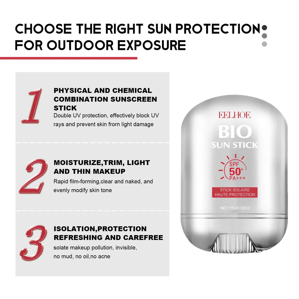 Sunscreen Stick Body Face Spf 90+ UV Protective Cream Sunburn Repair