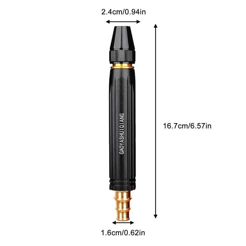 High-Pressure Garden Hose Nozzle – Adjustable Spray Water Gun
