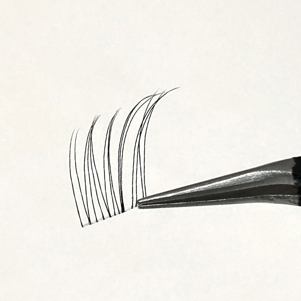 Fox-Style Cluster Lashes | 10-Row Natural Lash Extensions