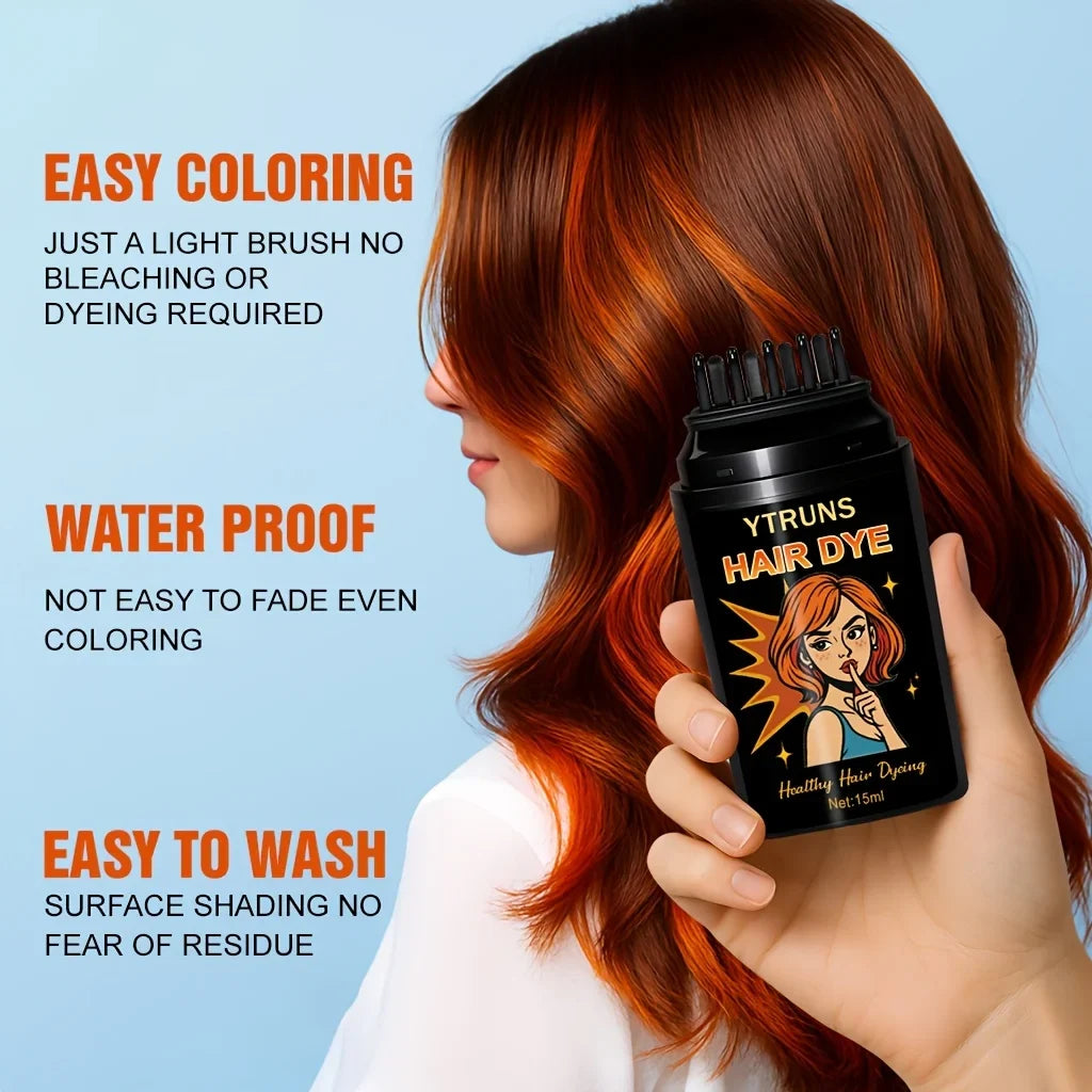 Temporary Hair Color Brush – Instant Streaks & Highlights