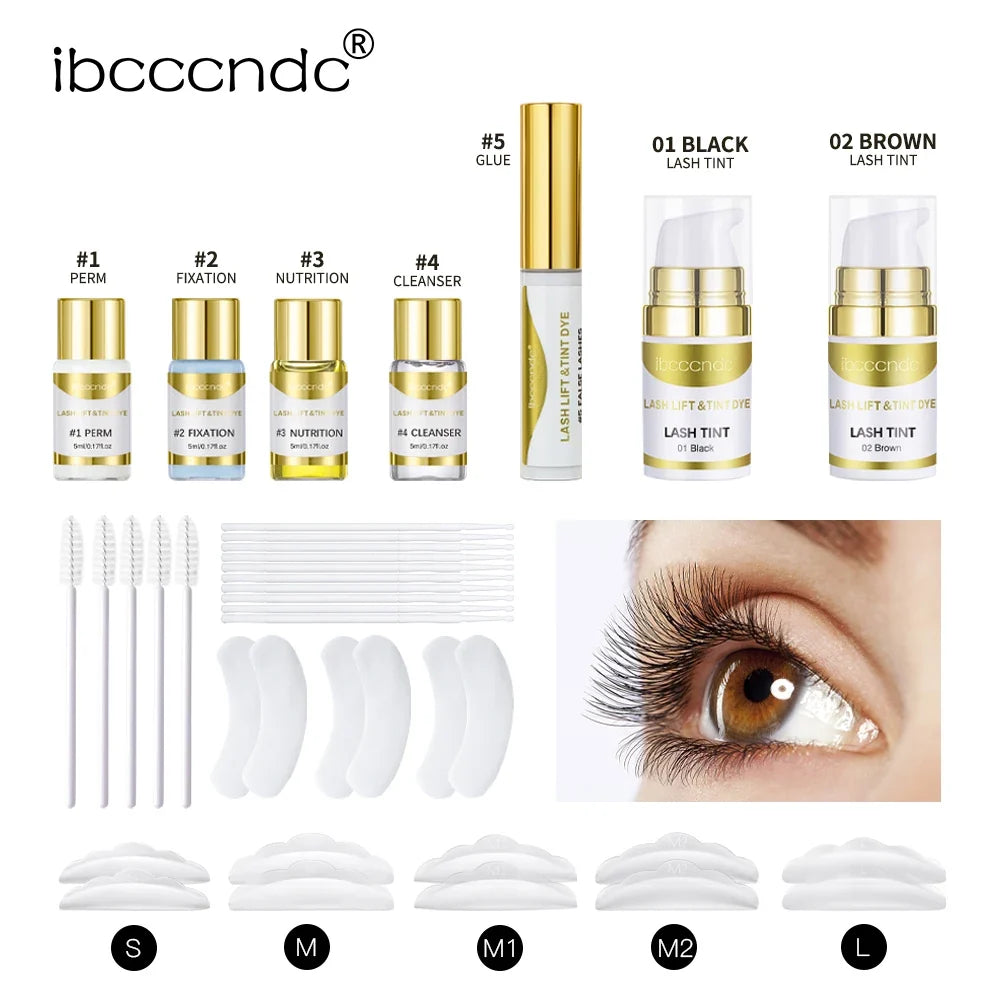 Lash Lift & Brow Lamination Tint Kit | Semi-Permanent At Home