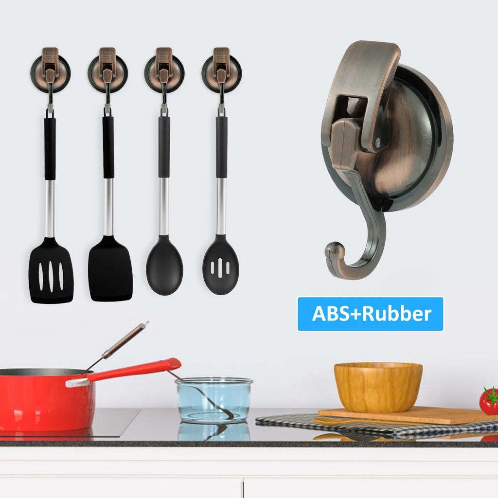 Heavy Duty Suction Cup Hooks Strong Vacuum Shower Bathroom Kitchen No