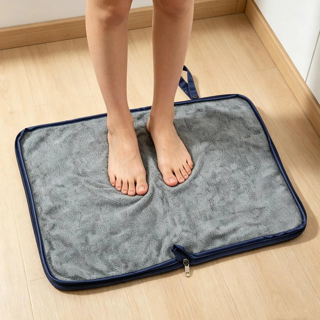 Dry Wet Swim Bag with Towel – Leak-Proof Zipper Pouch