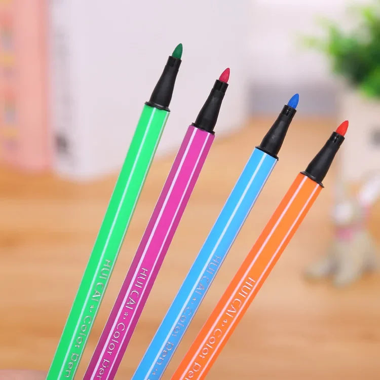 Children Painting 6 12 Non-toxic Water Pencil Washable Watercolor Pen