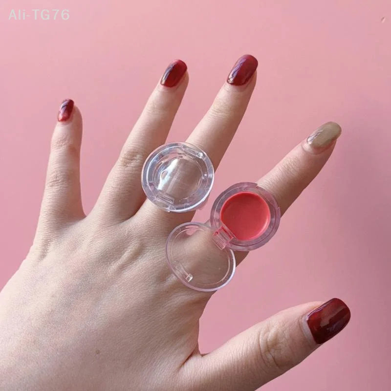3.5g Ring-Shaped Empty Lip Balm Jar | Mini Cosmetic Container