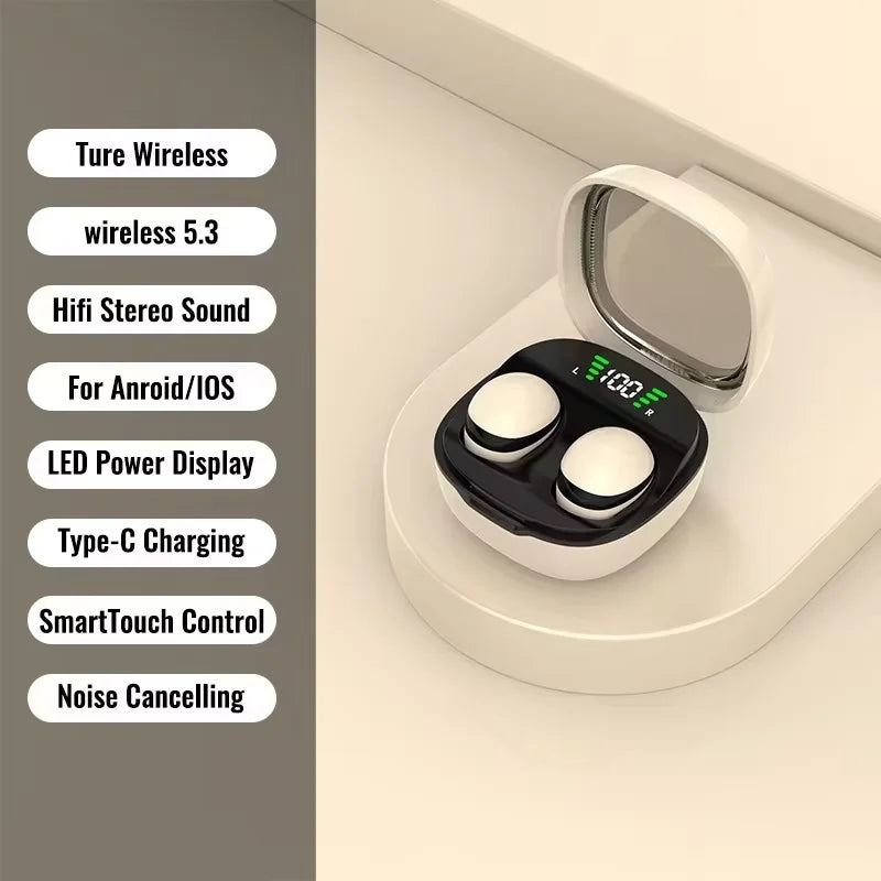 MINI13 Tiny Wireless Earbuds – Deep Bass HIFI, Sweatproof TWS