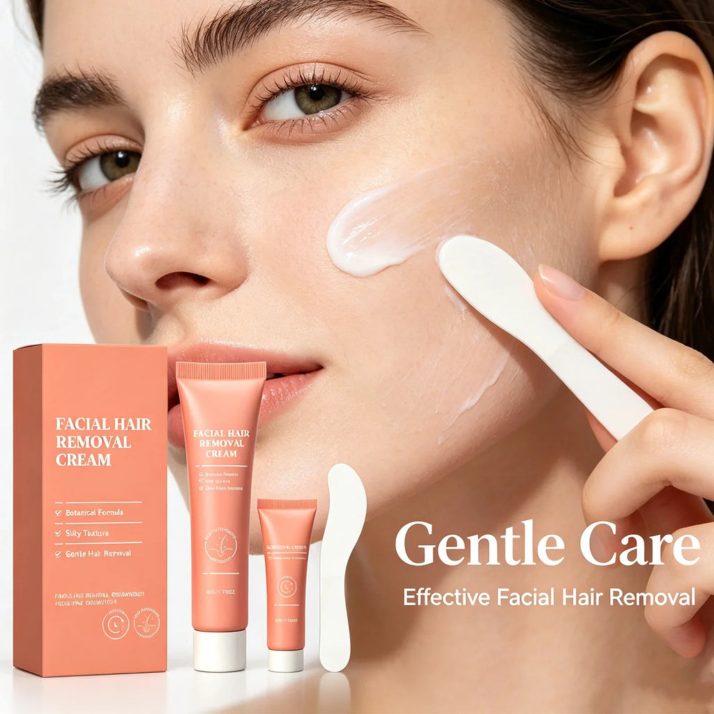 Facial Hair Removal Cream Kit – Gentle Formula for Women 50g