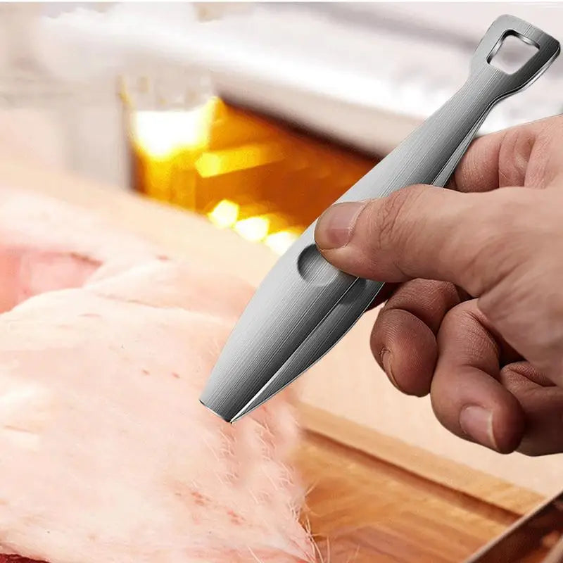Fish Bone Tweezers Food Tweezer Removal Clamp Stainless Steel Seafood