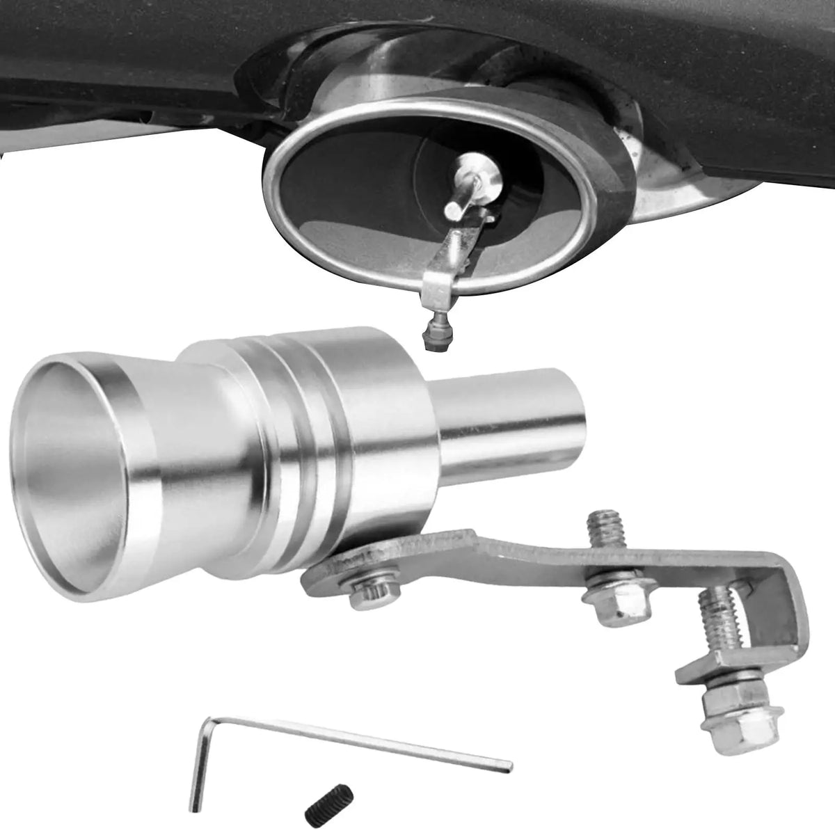 Car Turbo Sound Whistle – Aluminum Exhaust Enhancer S–XL