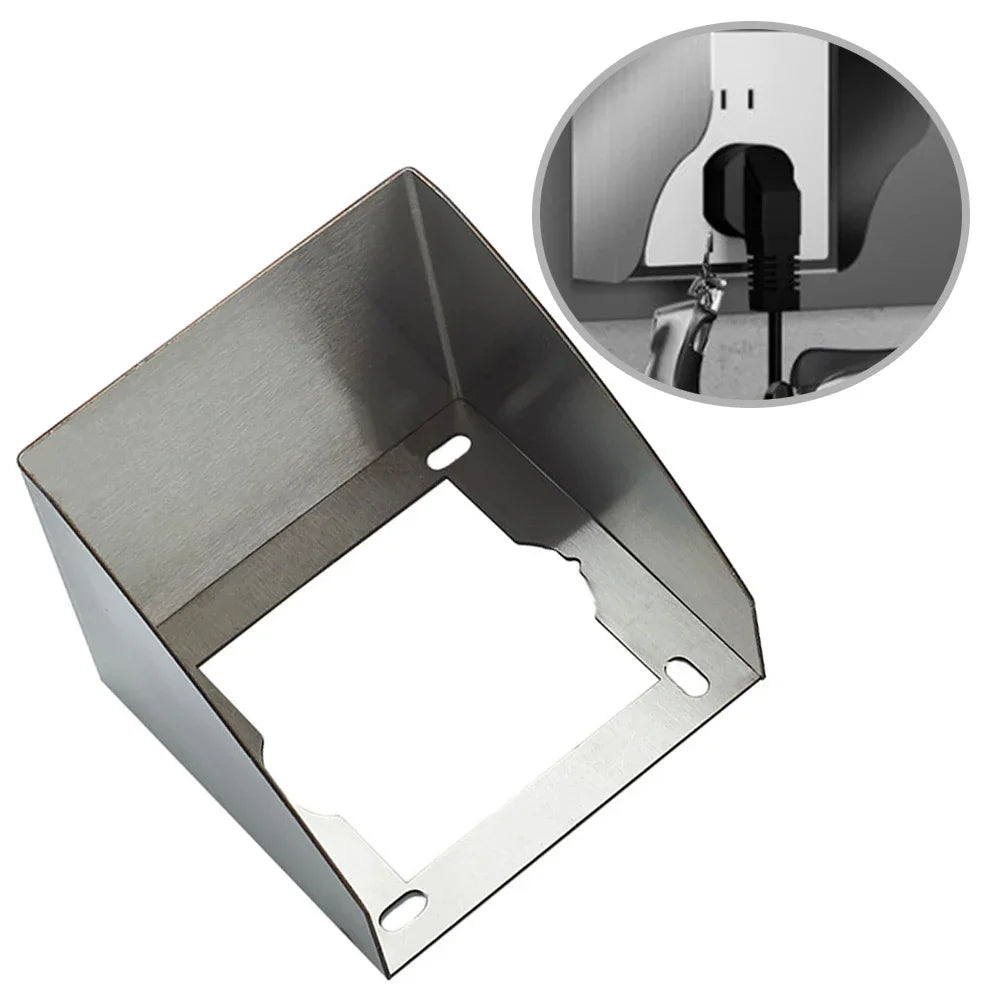 Outdoor Socket Rain Cover – Stainless Steel Waterproof Shield