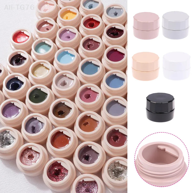 5g Empty Plastic Cosmetic Jar – Nail Art & Sample Pot