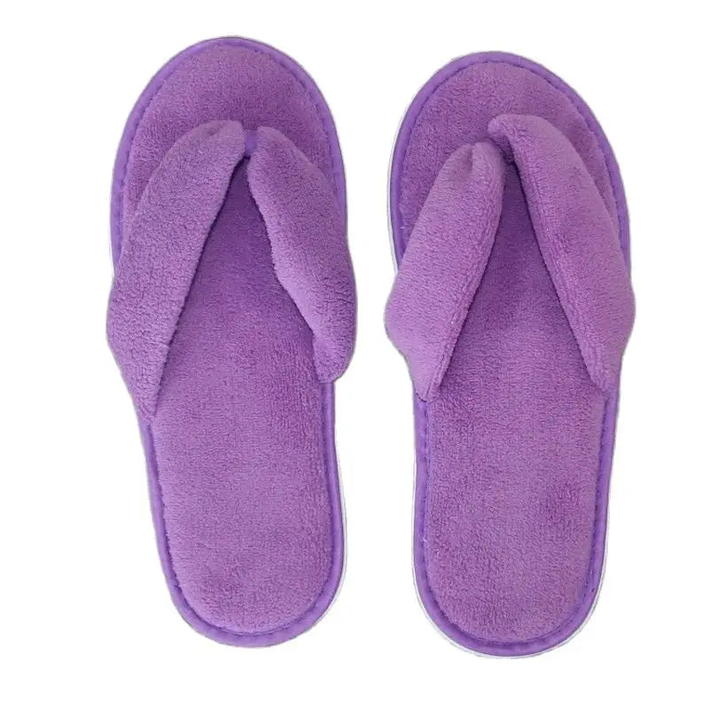 Soft Hotel Slippers Unisex Disposable SPA Guest Slides