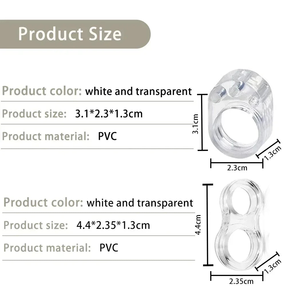 Transparent Silicone Door Stop Wall Protector – Baby Safety