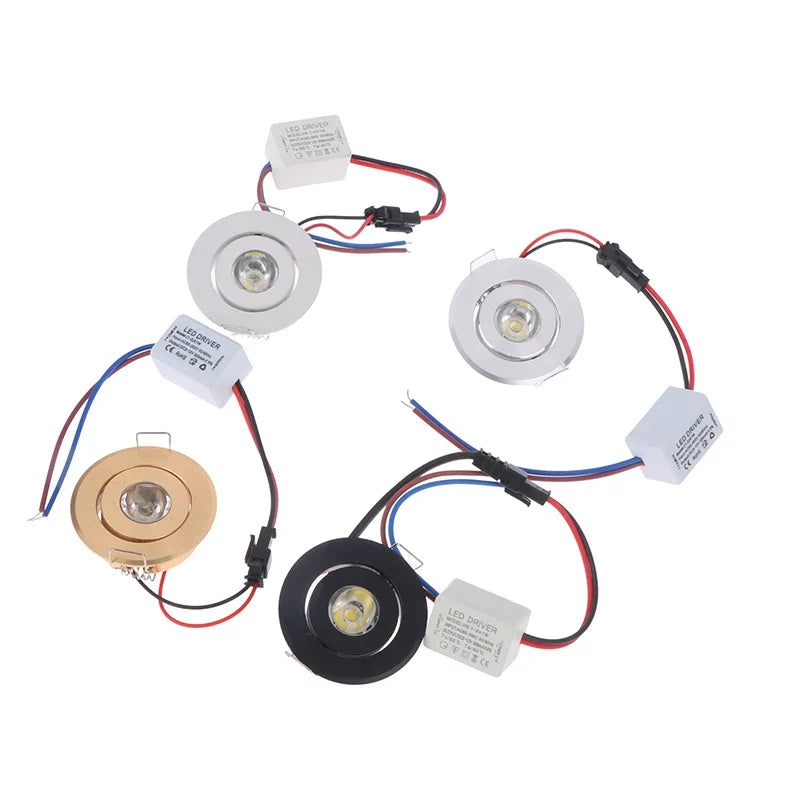 Mini LED Recessed Downlight 1W 3W Dimmable Ceiling Spot Light