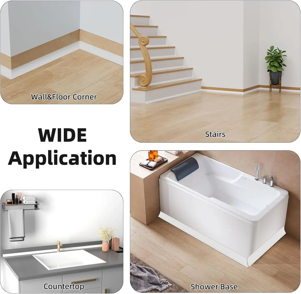 Peel & Stick Flexible Quarter Round Molding | Corner Trim
