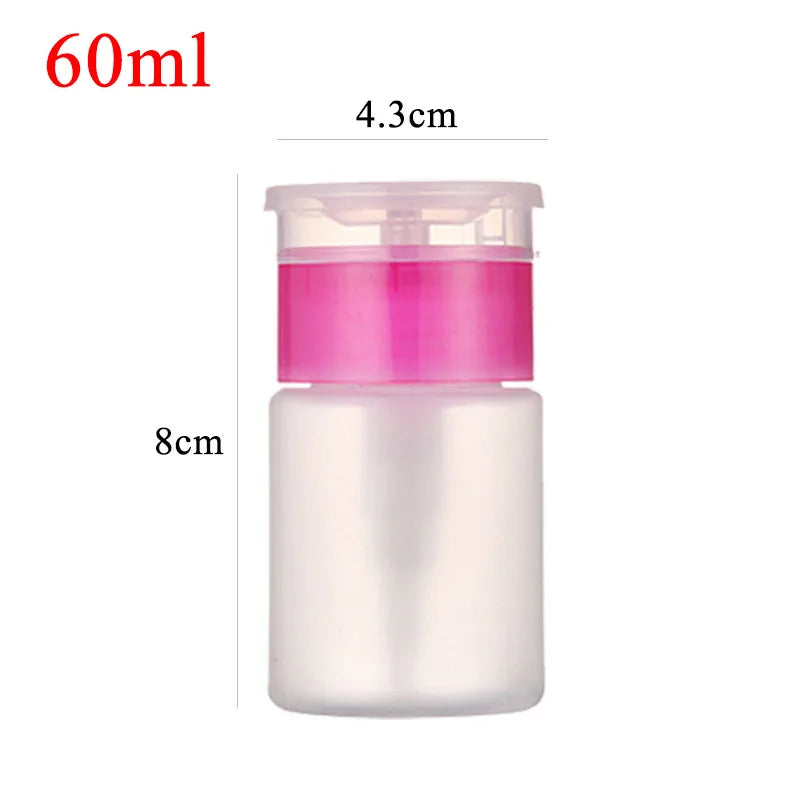 Refillable Nail Polish Remover Pump Bottle – 60ml & 180ml