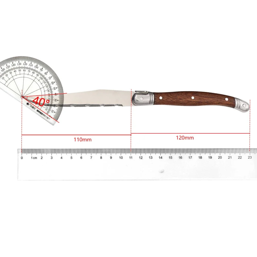 Serrated Steak Knives Set 1–8 Pc | Full Tang Wood Handle