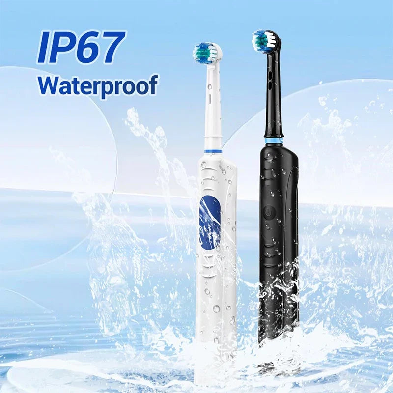 Rotating Electric Toothbrush | 3 Modes, 30-Day Battery & Case