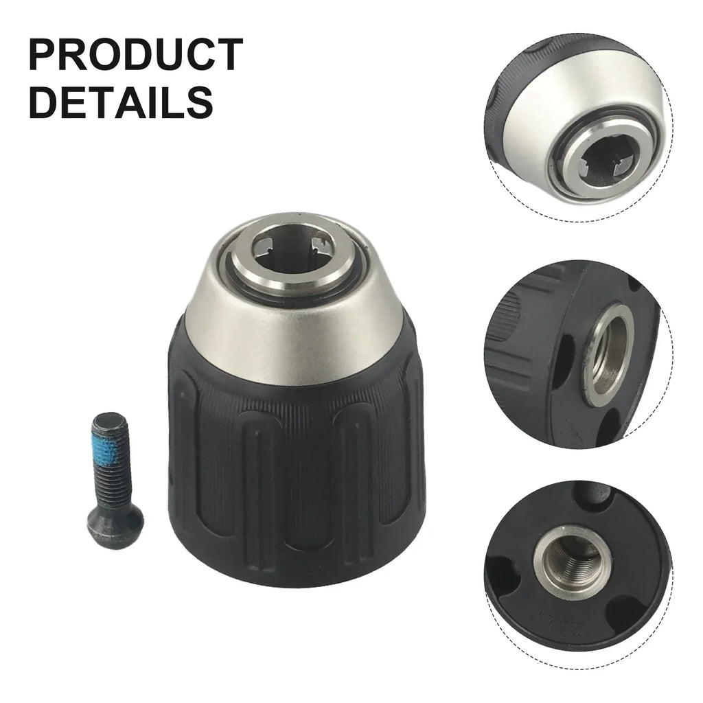 1/2" Keyless Drill Chuck N472497 & Screw for DCD771 DCD777