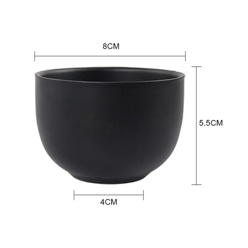 2-Pack Stainless Steel Shaving Soap Bowl & Lather Mug Set