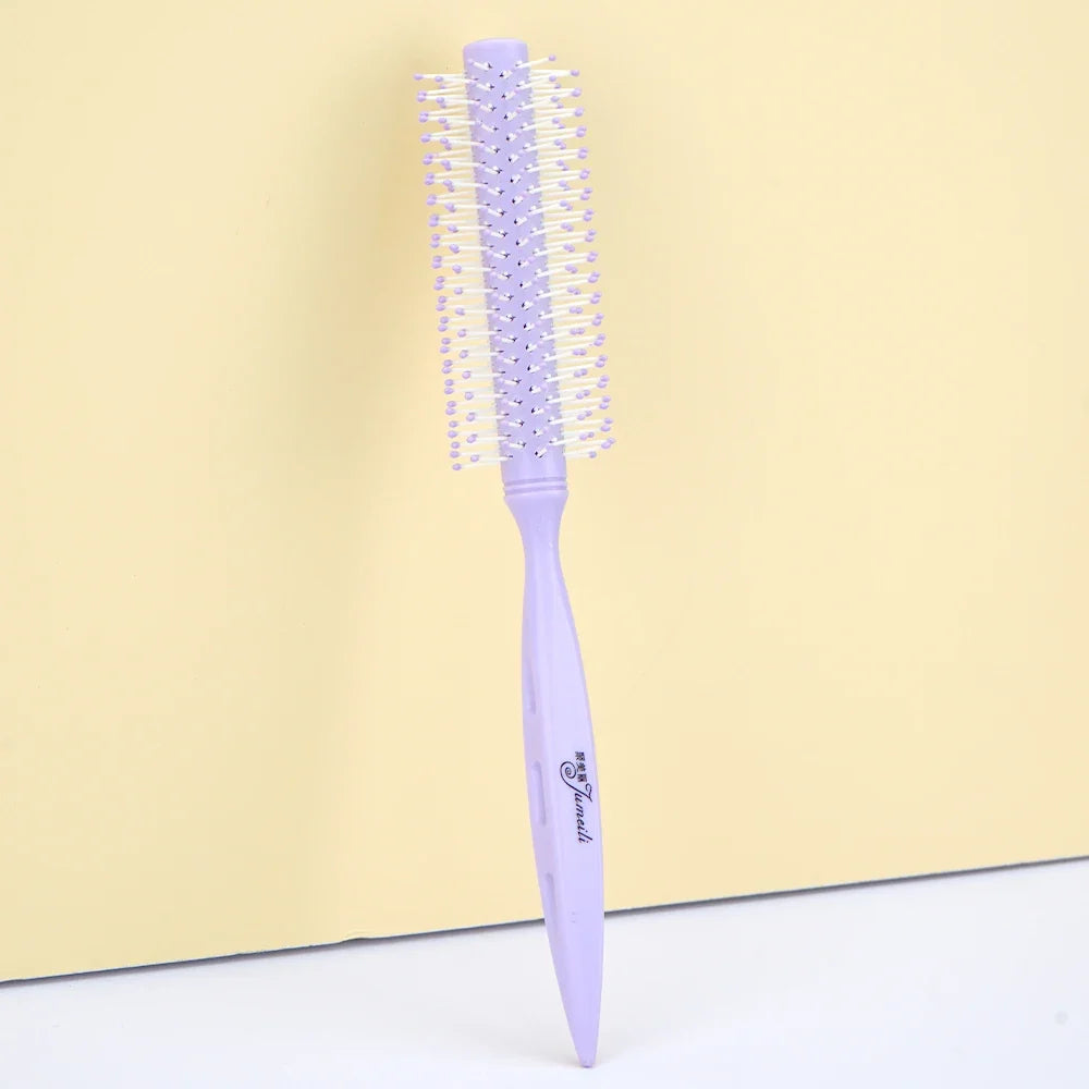 Macaron Cylinder Curling Comb – Anti-Static Hair Styler