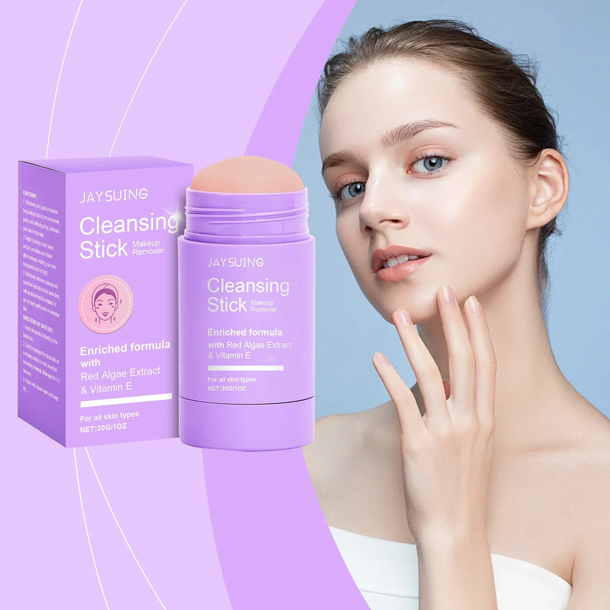 Jaysuing Vitamin E Makeup Remover Stick 30g | All Skin Types