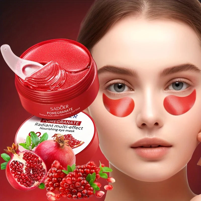 Pomegranate Eye Mask – Hydrating Nourishing Eye Patches 60pcs
