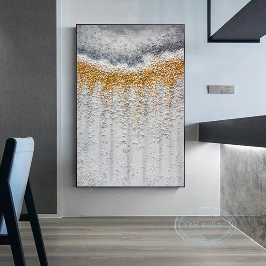 Abstract Acrylic Canvas Wall Art | 100% Handmade Unframed Painting