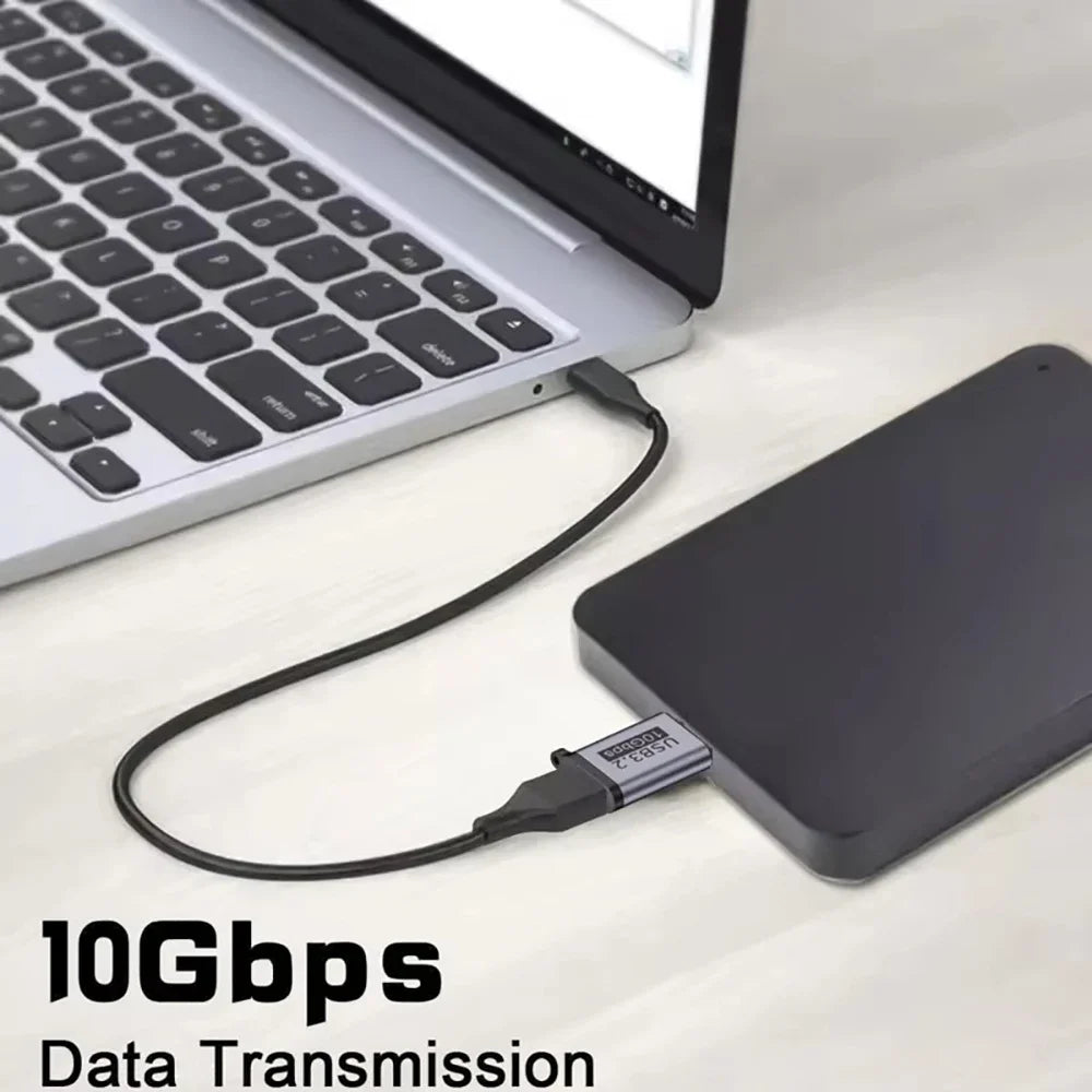 USB 3.0 Micro B to USB-C Adapter | 10Gbps HDD Converter