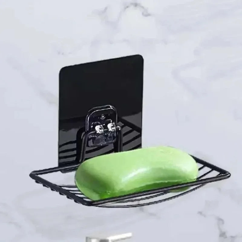 Wall Mounted Stainless Steel Soap Rack with Drainage Tray