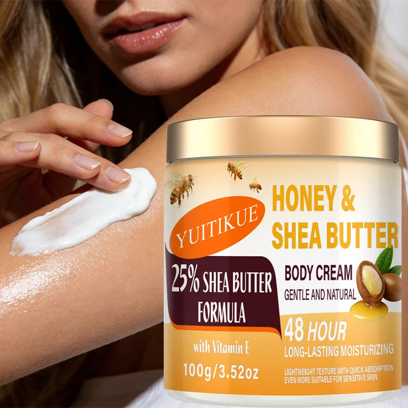 YUITIKUE 25% Shea Butter Body Cream | 48H Moisture 100g