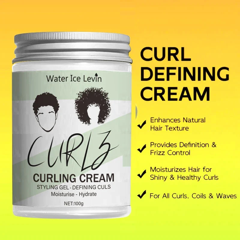 Curly Hair Styling Cream – Moisturizing, Hydrating & Shine