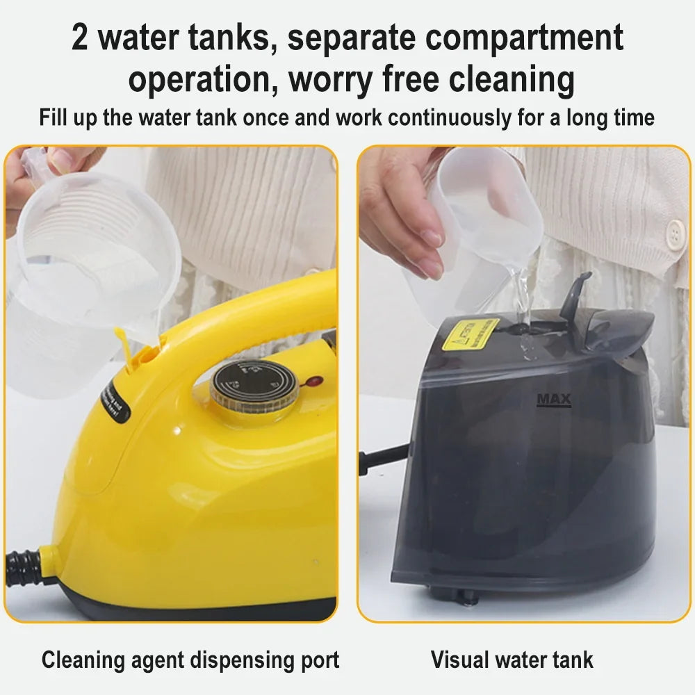 BALASHOV 1800W Handheld Steam Cleaner – Floor, Kitchen & Car