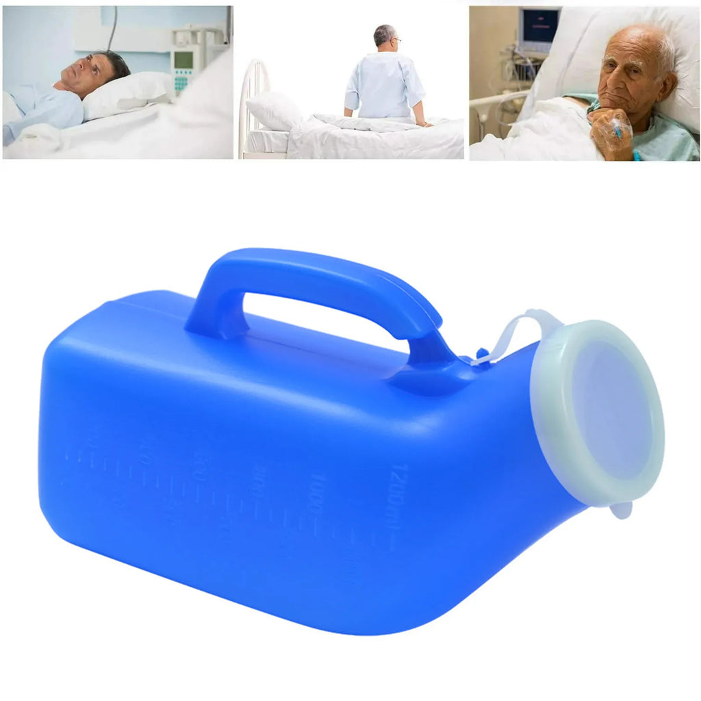 Portable Male Urinal Bottle 1200ml – Travel, Camp & Home