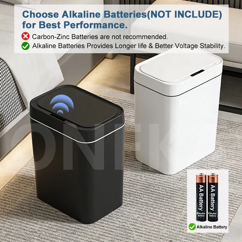4.2 Gallon Touchless Sensor Trash Can – Kitchen & Bathroom