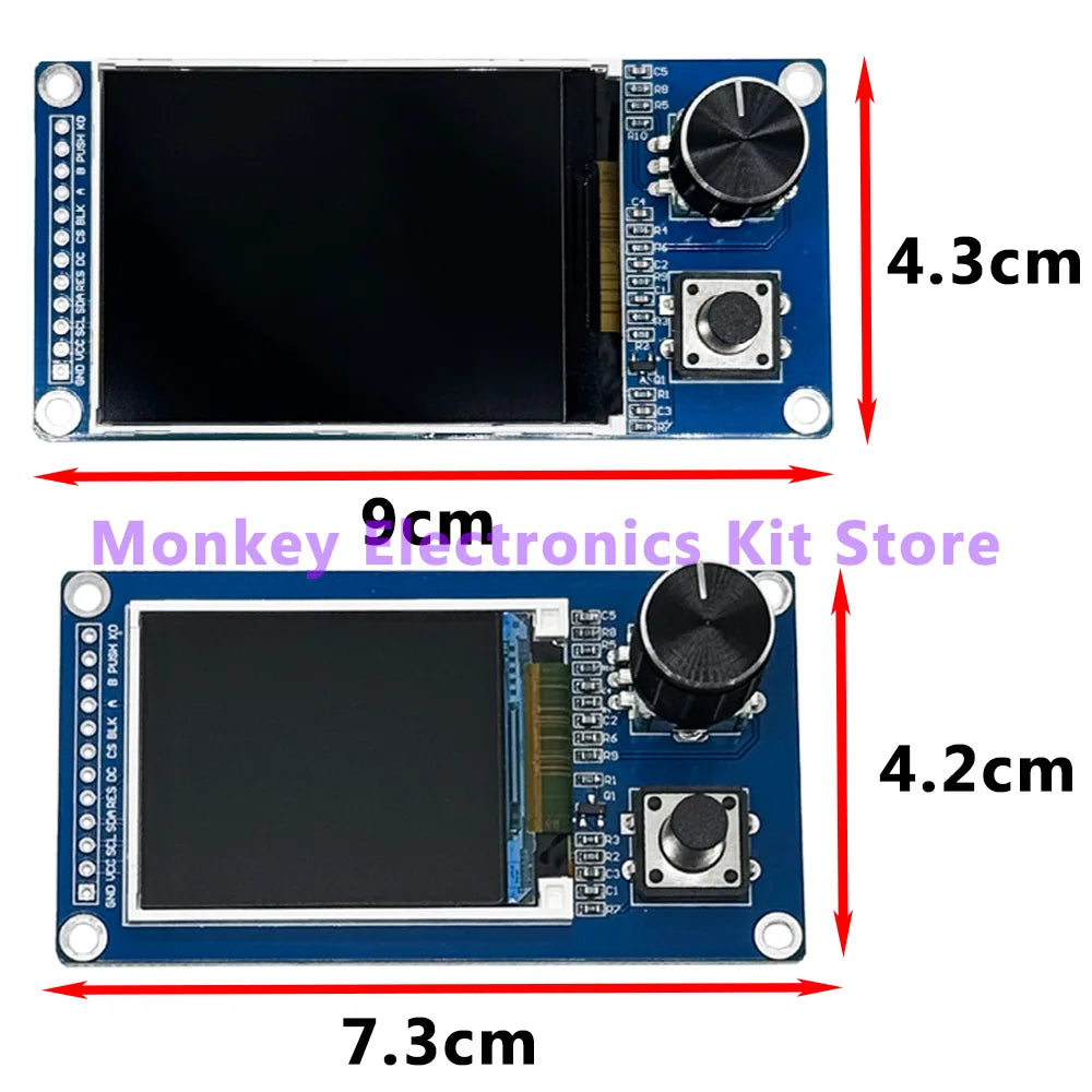 TFT OLED LCD Module 0.96"–2.4" IIC Interface & Rotary Encoder