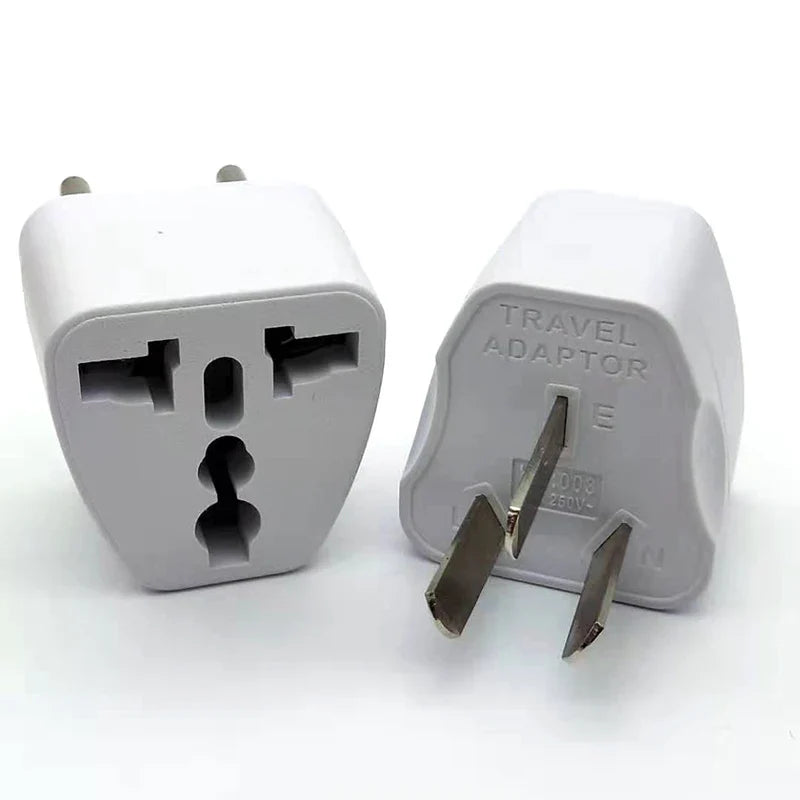 US EU UK to AU Australia 3-Pin Travel Power Plug Adapter