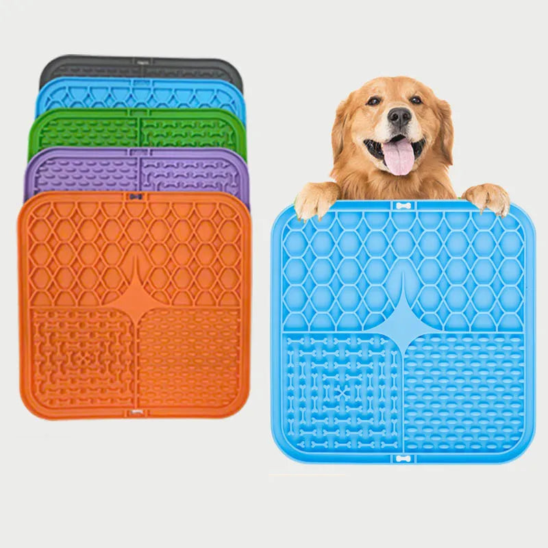 Silicone Slow Feeder Lick Mat for Dogs & Cats | Food Grade