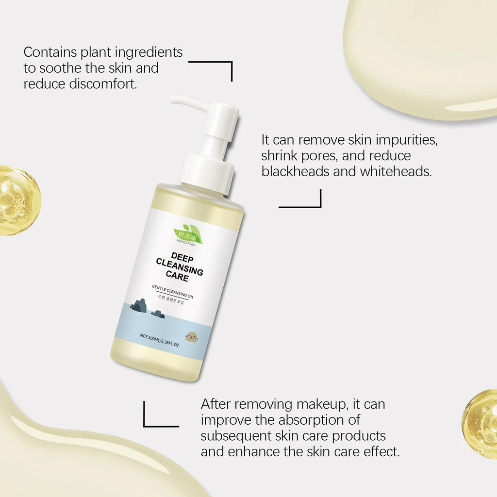 Hanchobit Cleansing Facial Oil | Deep Pore Cleanser 100ml