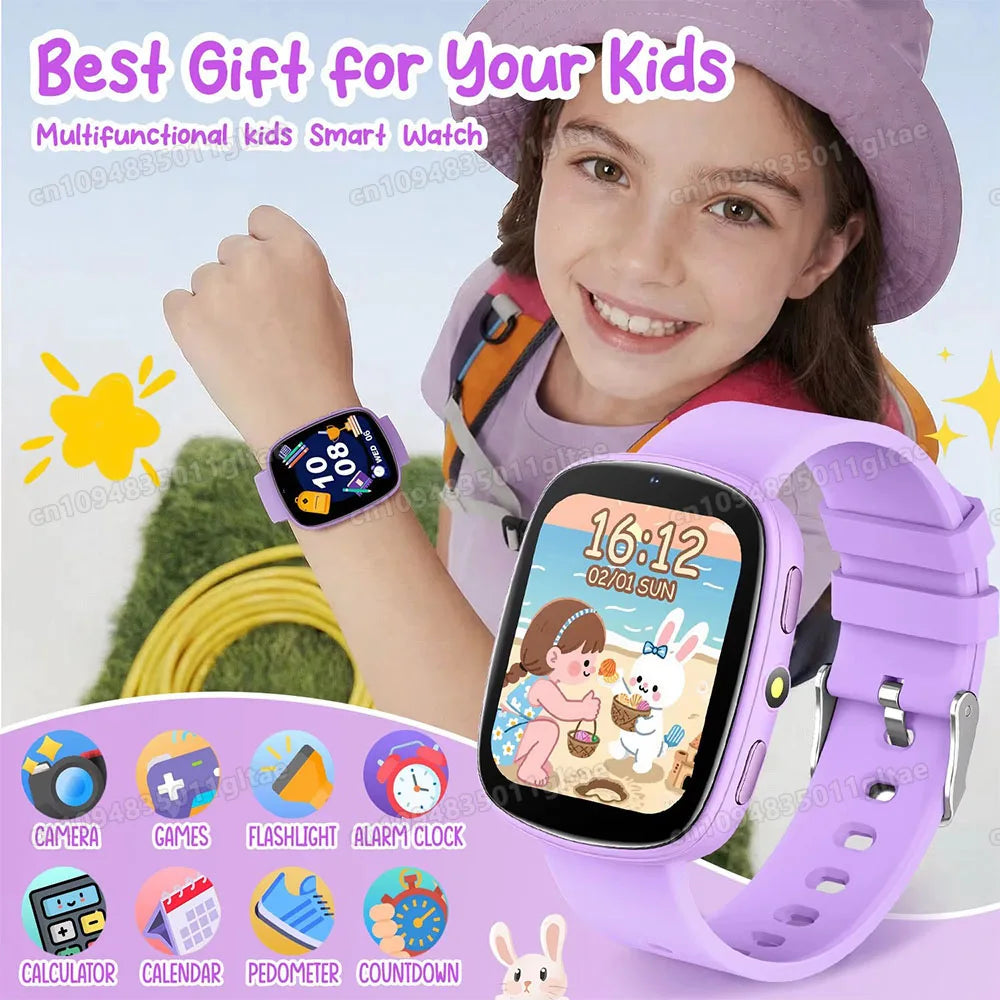 2026 Kids Games Smartwatch 1 83''HD Screen Camera 22 Interesting